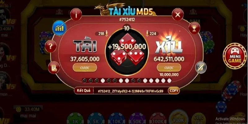 Quy tắc cơ bản tài xỉu mã hóa MD5